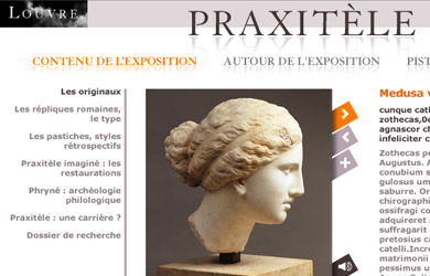Le Louvre, exposition Praxitèle